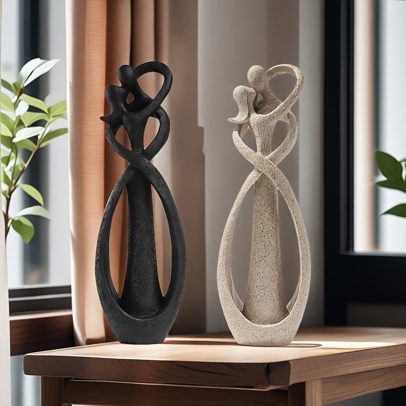 escultura-casal-abstrato-resina-amare-laior